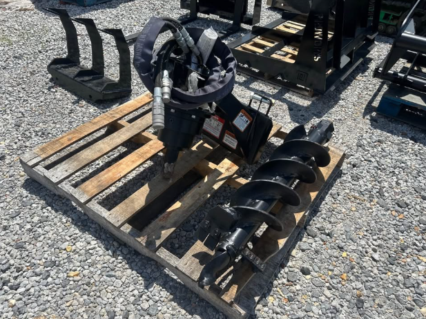 Mini Skid Steer Auger Attachment-OCC Attachments